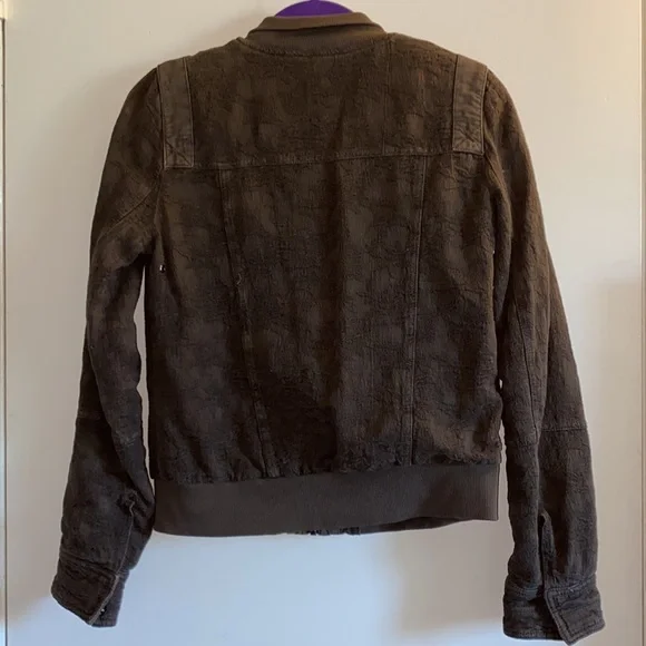 🎉4XHP🎉 Anthropologie Marrakech Colby Jacquard Bomber Jacket - Picture 4 of 8